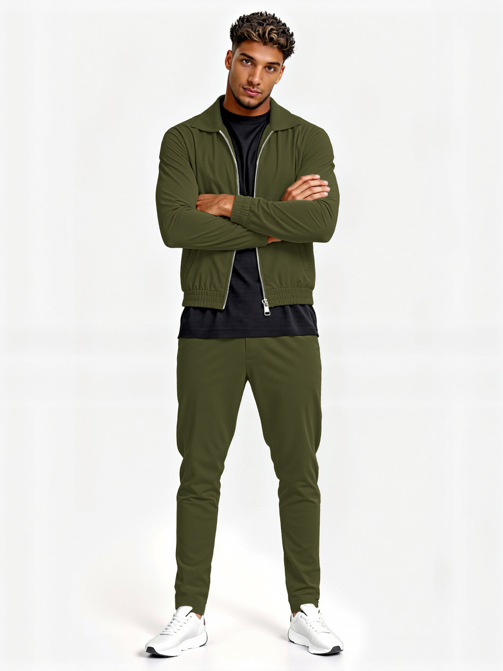 Olive Green Tracksuit