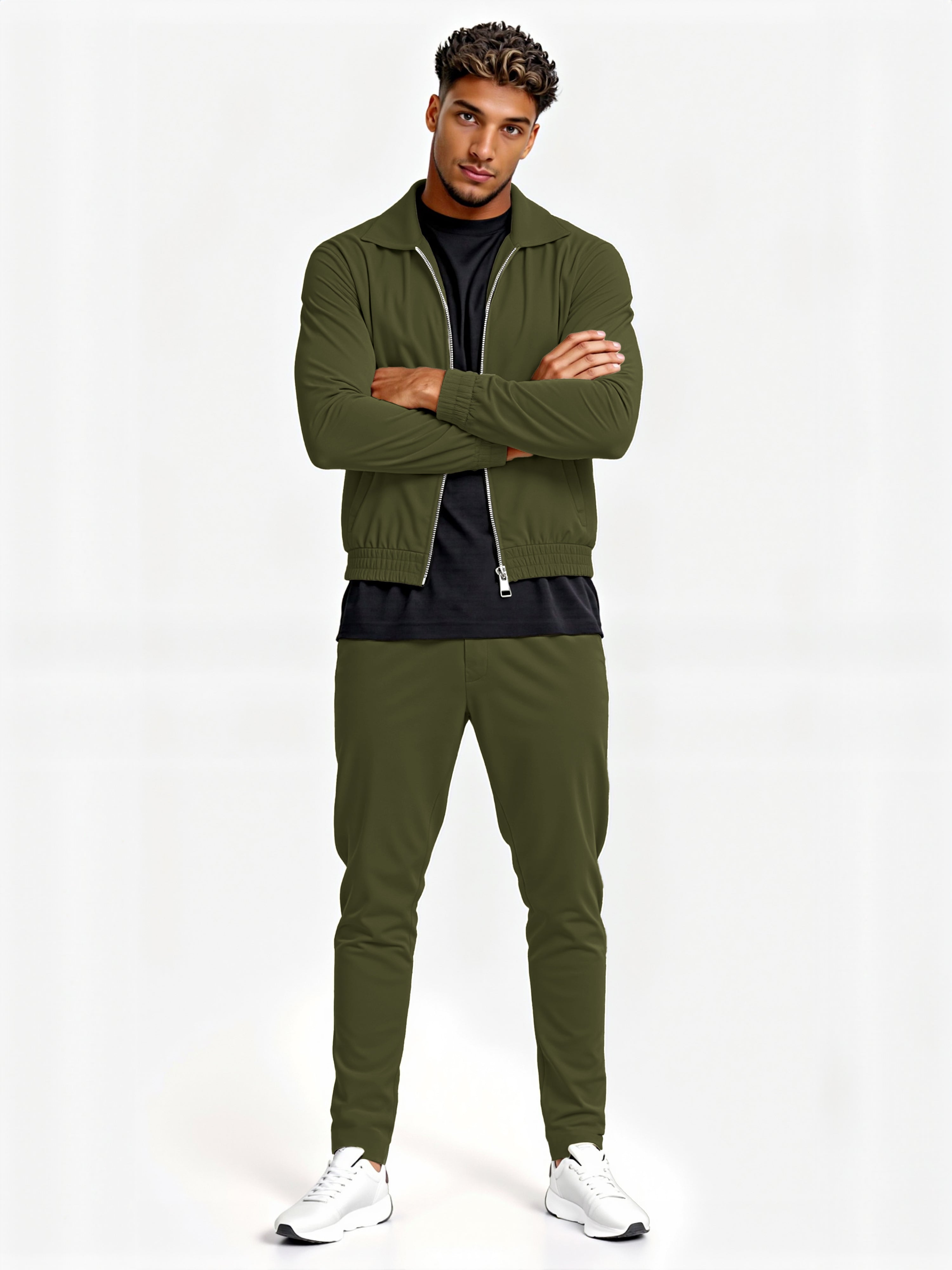 Olive Green Tracksuit