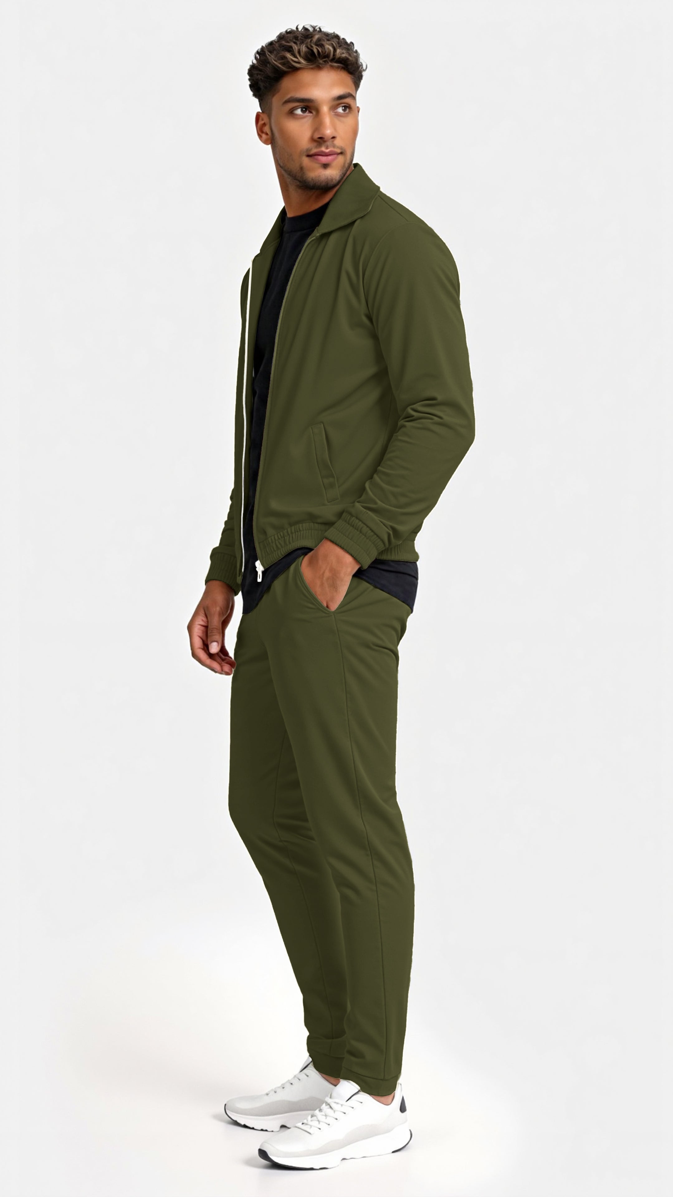 Olive Green Tracksuit