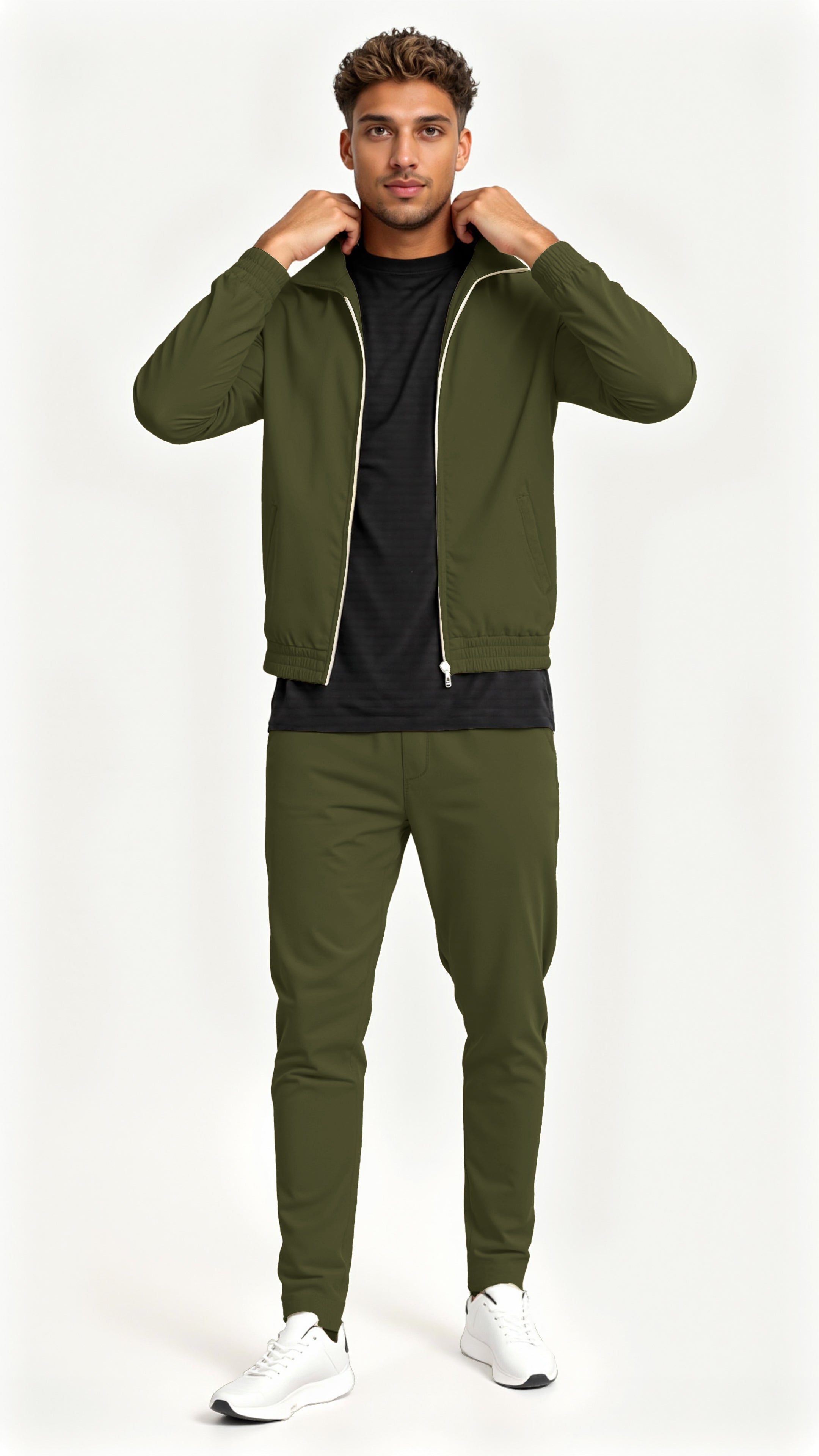 Olive Green Tracksuit