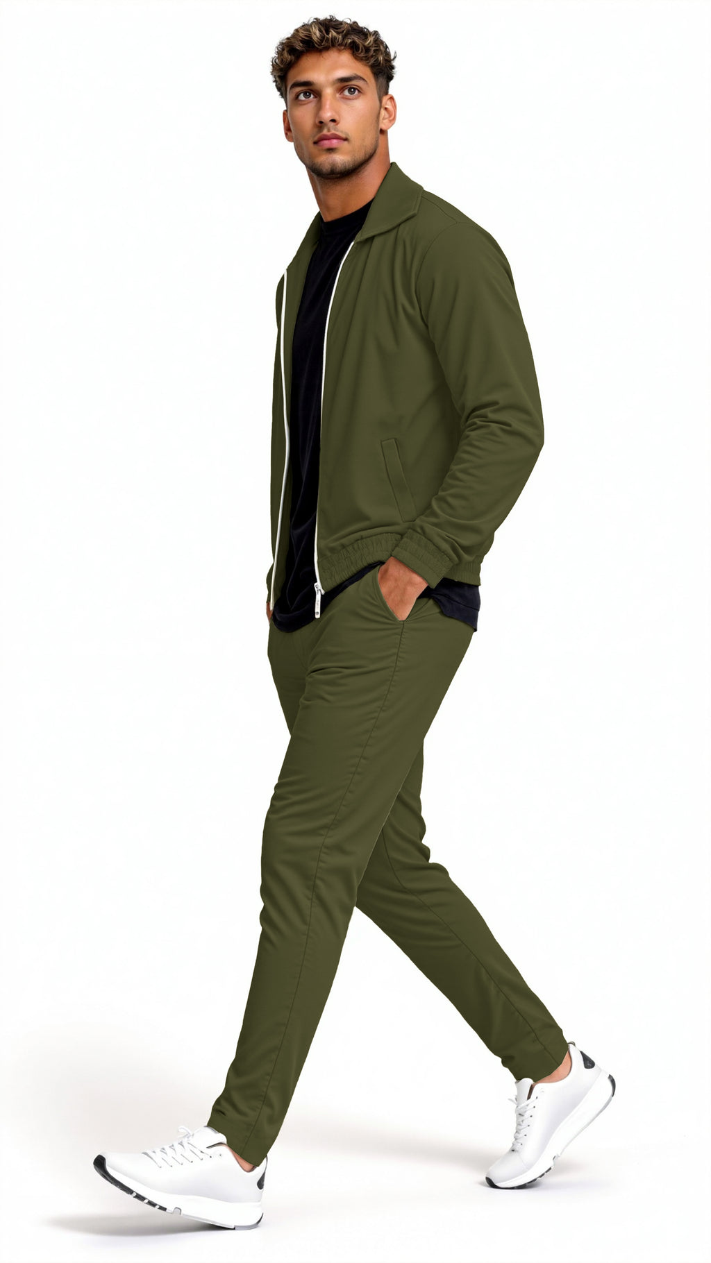 Olive Green Tracksuit