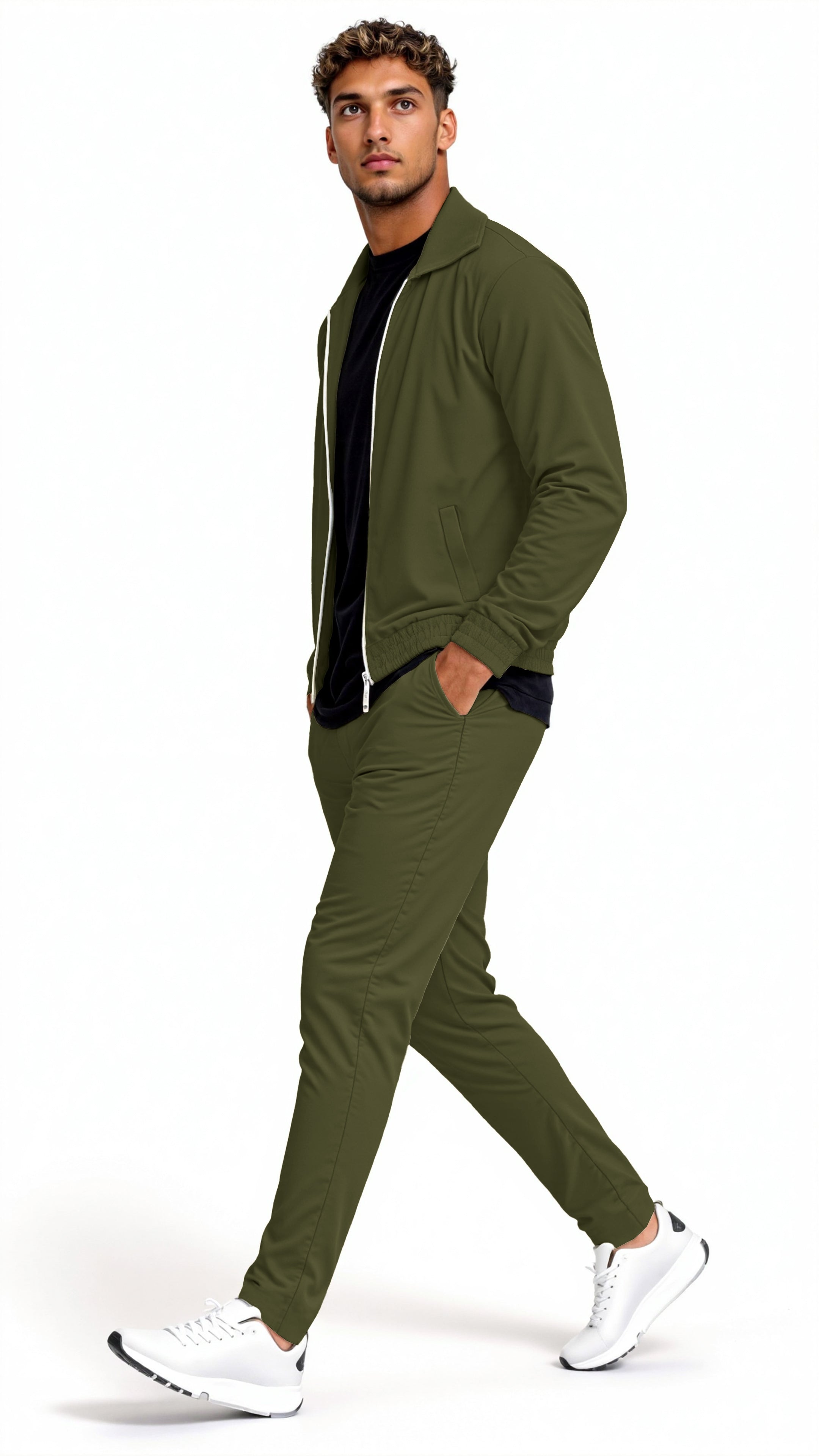 Olive Green Tracksuit