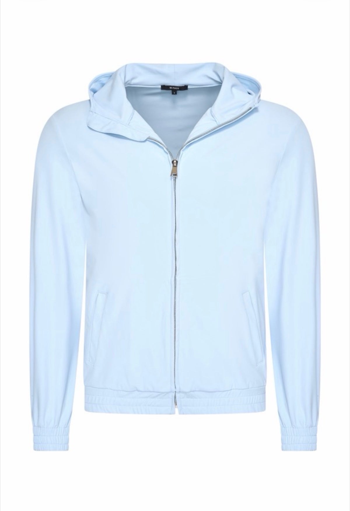 Light Blue Hooded Jacket