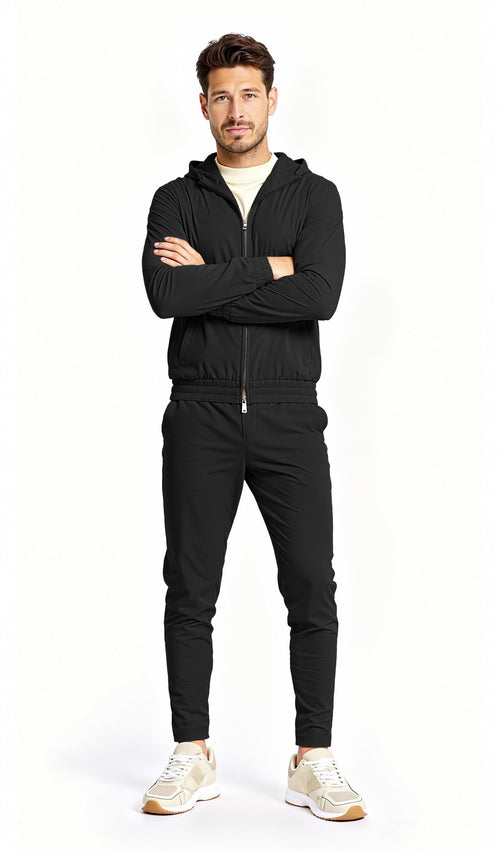 Black tracksuit