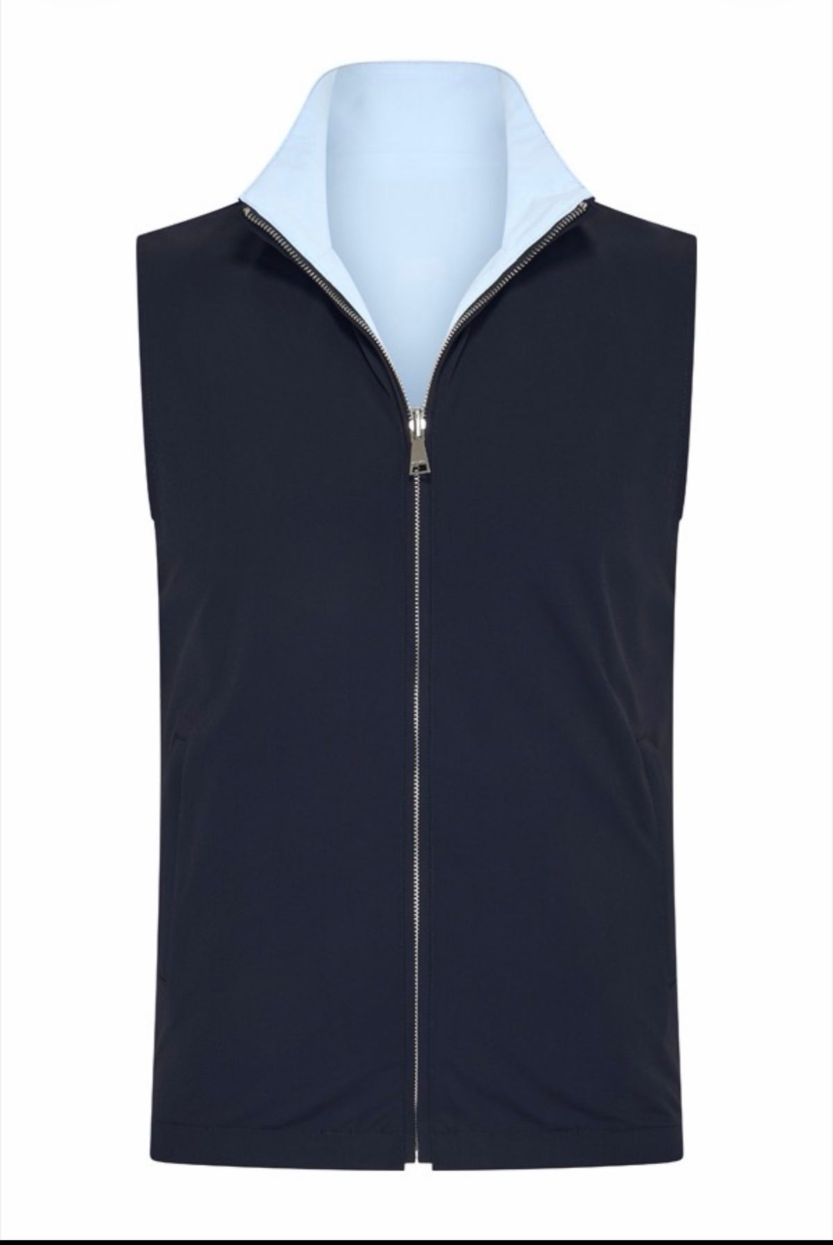 Reversible Navy / Light Blue Gilet