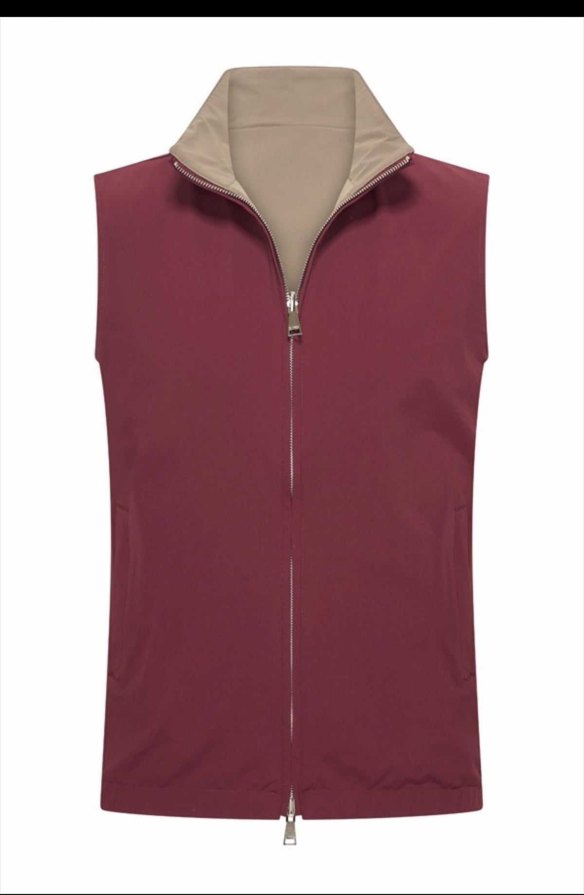 Reversible Burgundy / Falcon Gilet