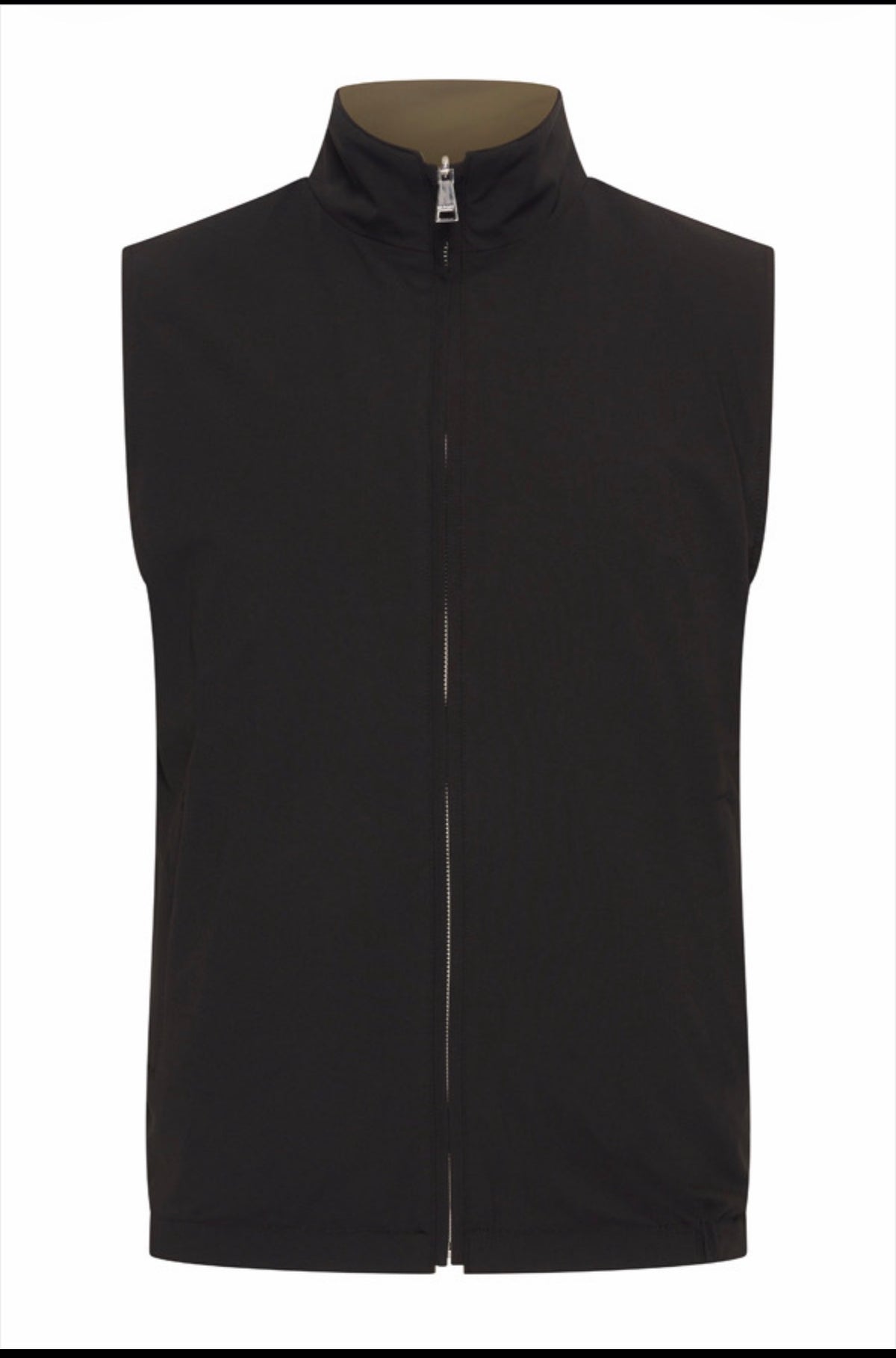 Reversible Black / Olive Gilet