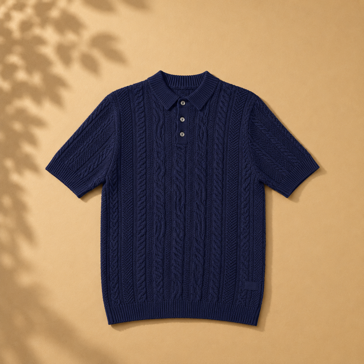 Navy Blue Collared Shirt