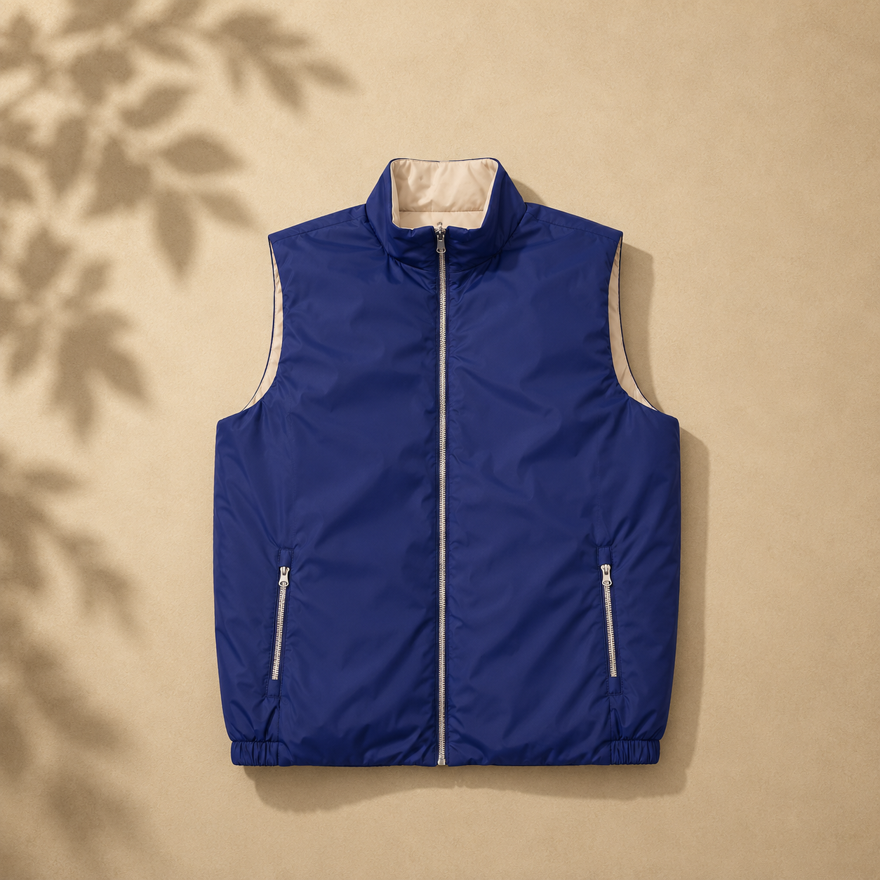Blue/Beige Vest