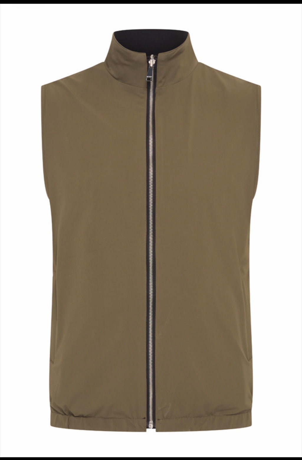 Reversible Black / Olive Gilet