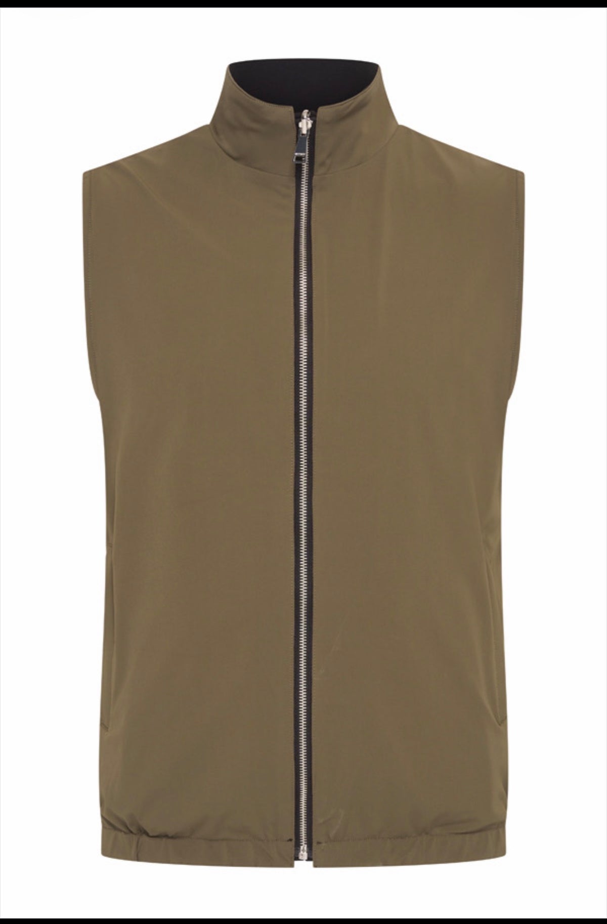 Reversible Black / Olive Gilet