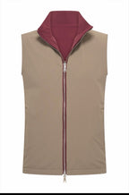 Reversible Burgundy / Falcon Gilet