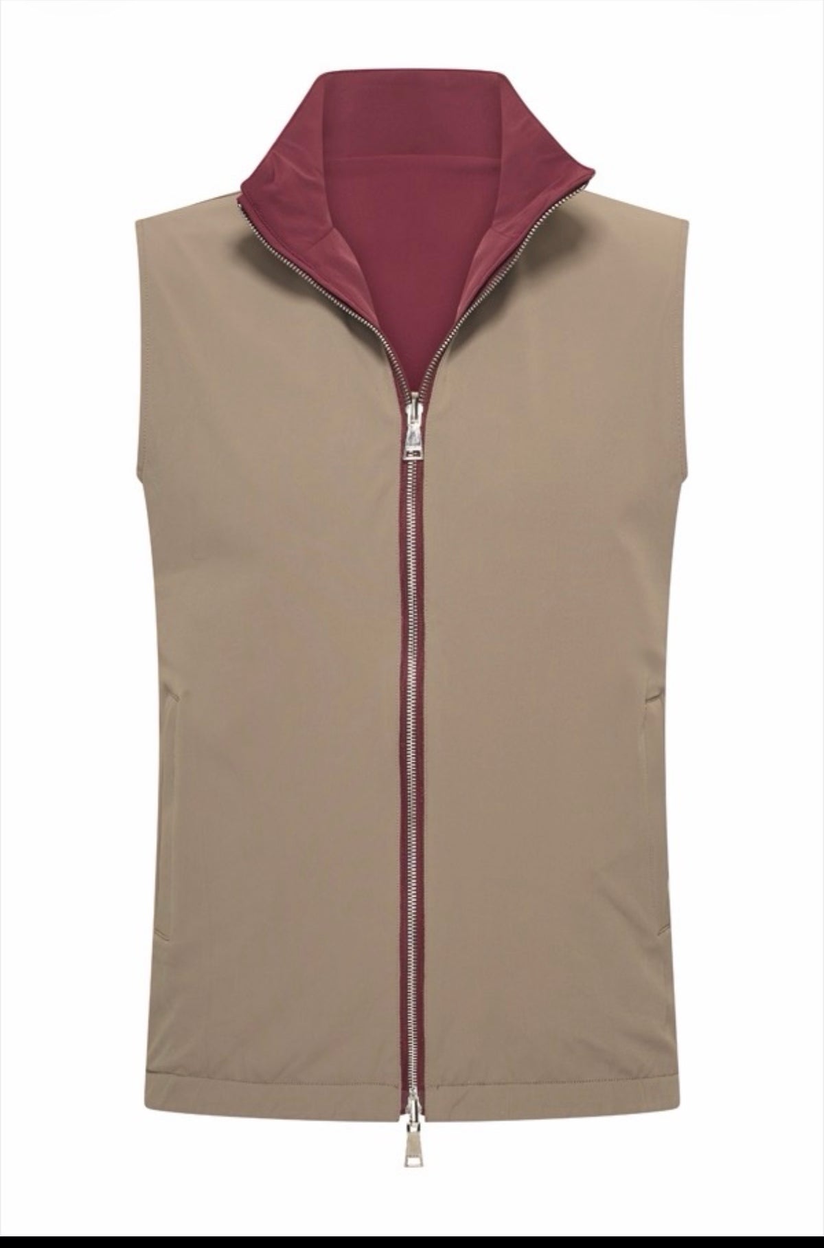 Reversible Burgundy / Falcon Gilet