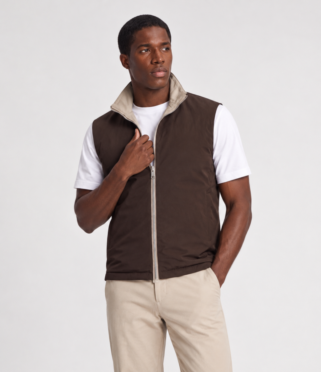 Reversible Falcon / Espresso Gilet
