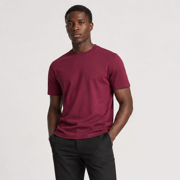 Burgundy Essential T-Shirt