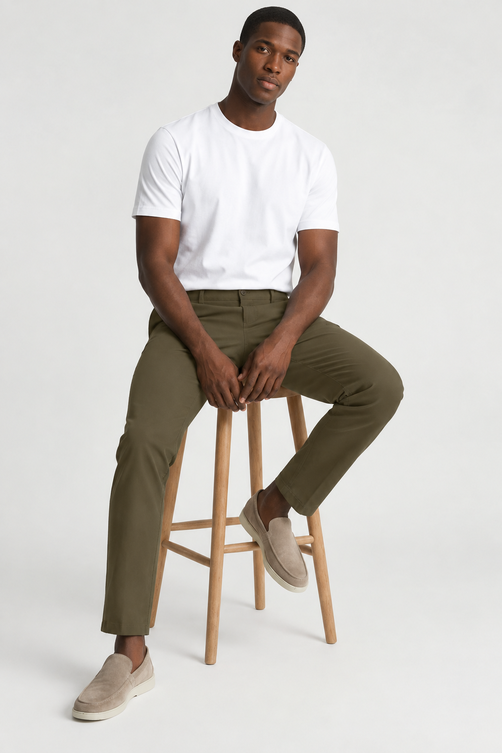 Olive Bundle Trousers