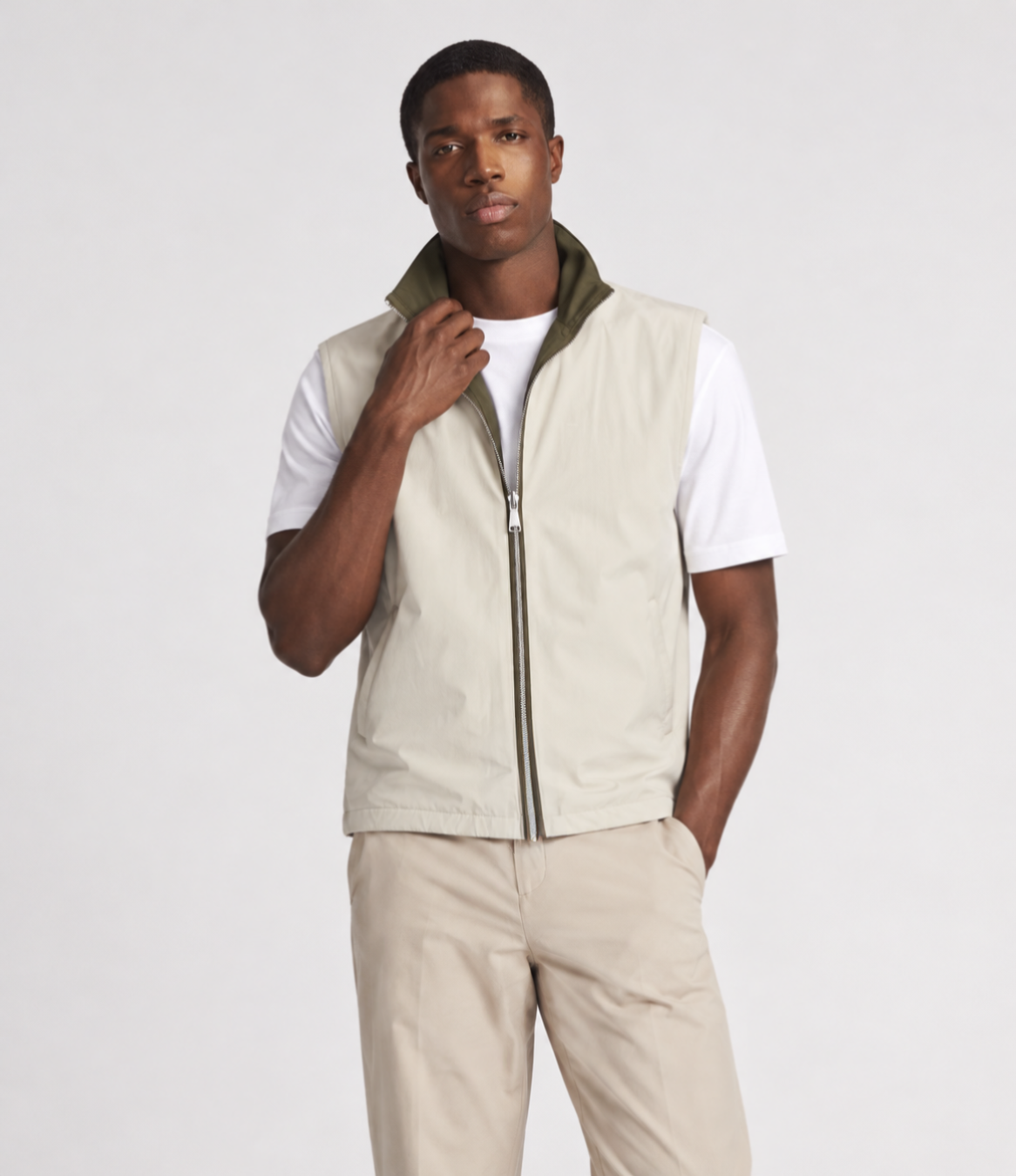 Reversible Olive / Kit Gilet
