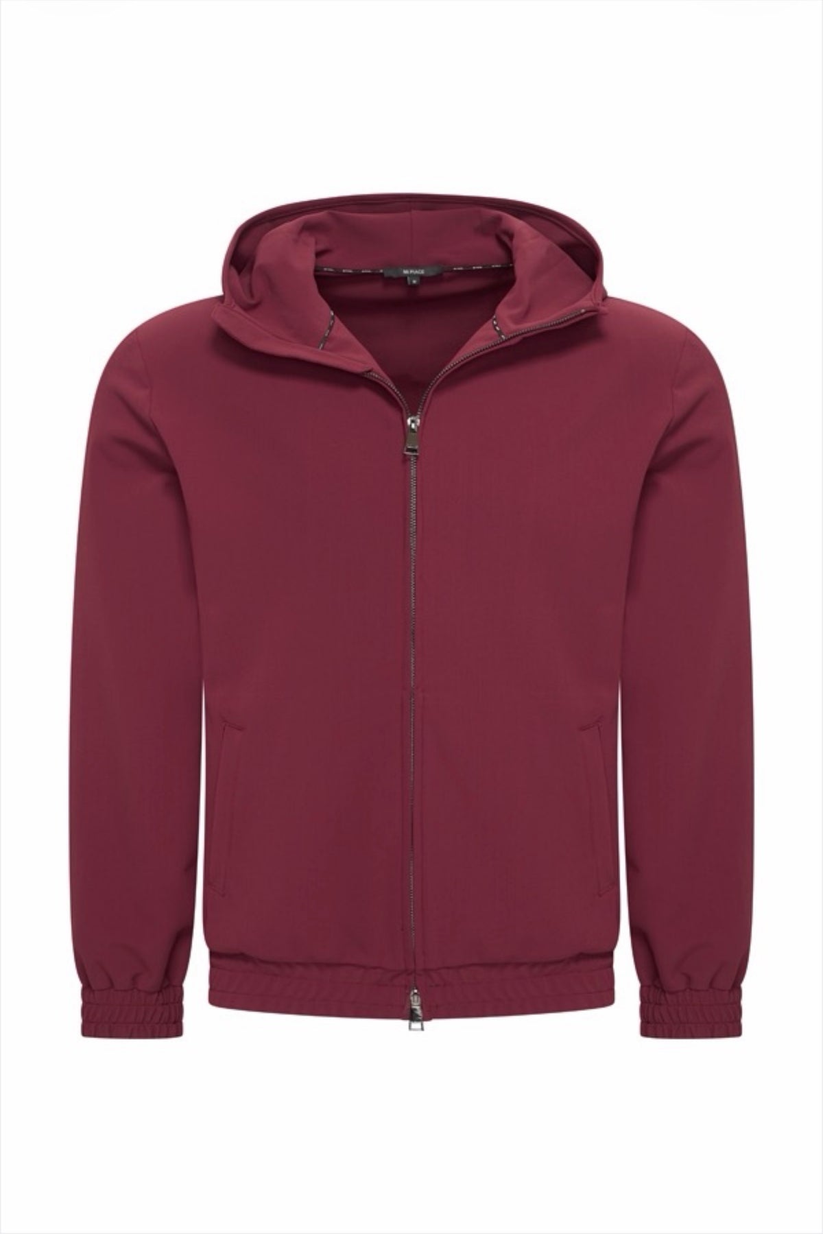 Burgundy Hooded Jacket