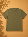 Olive slick T-shirts