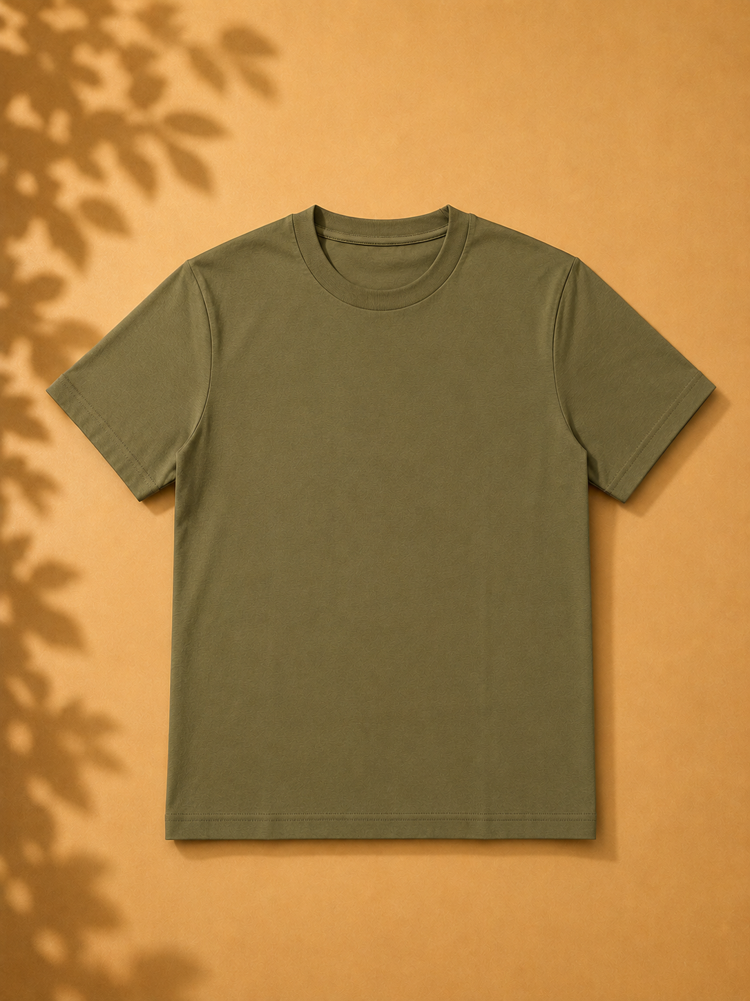Olive slick T-shirts