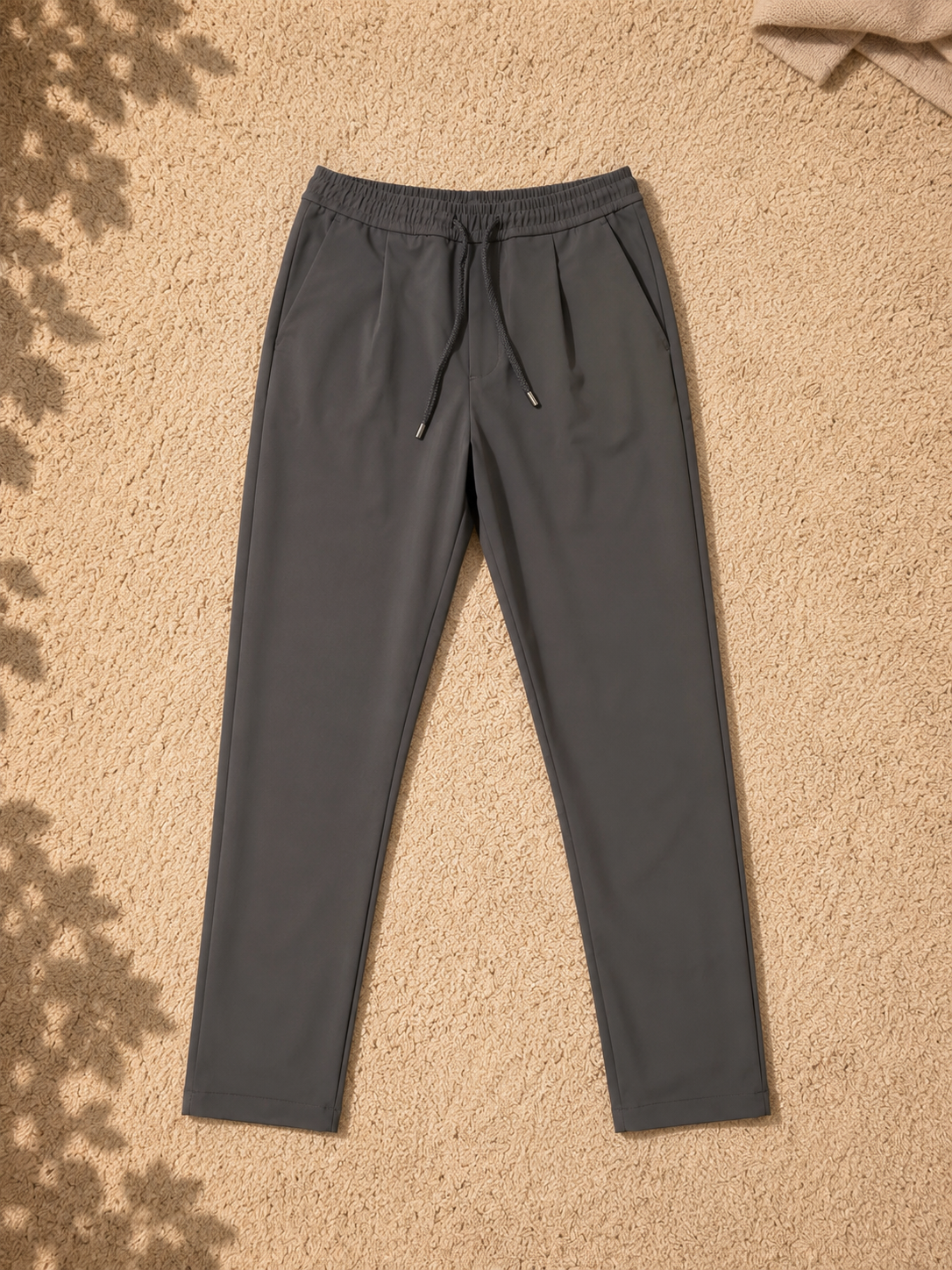 Slick grey pants
