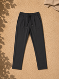 Slick black pants